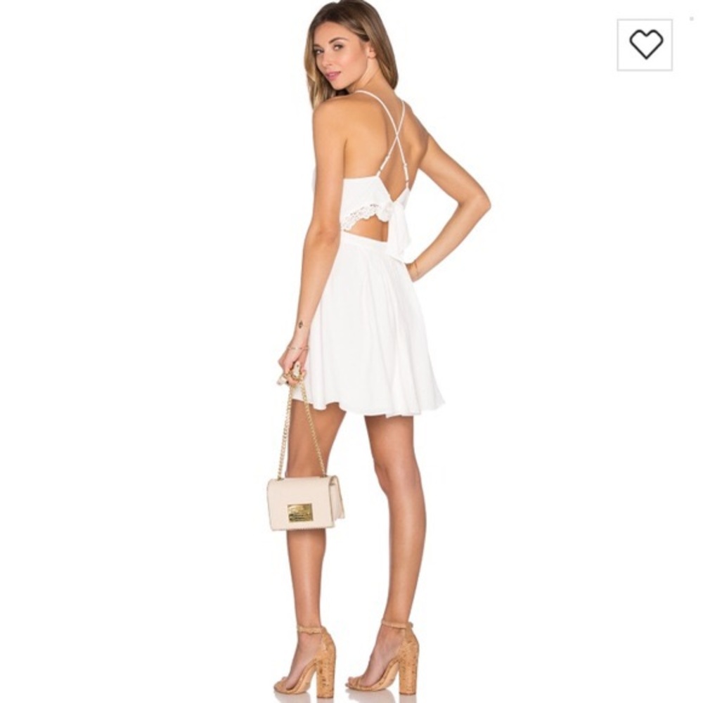 White lovers and friends dress